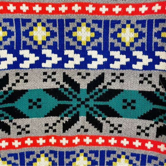 Hanna Andersson Holiday Romper Boys 6-12M 70 cm Winter Festival Sweater Knit - Picture 2 of 5